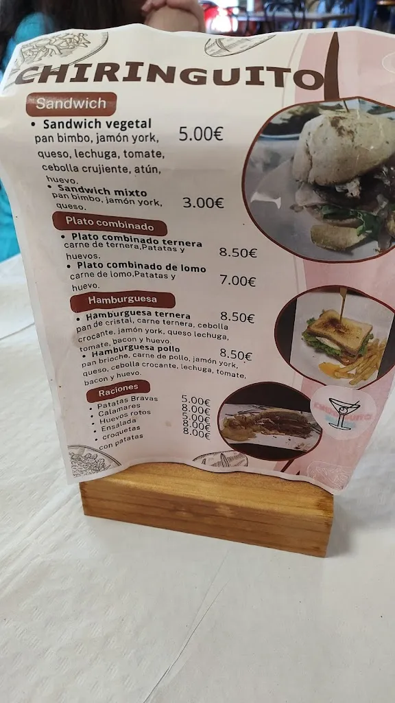 Menu_El Chiringuito de Espinosa de Villagonzalo_Abia de las Torres_image_2