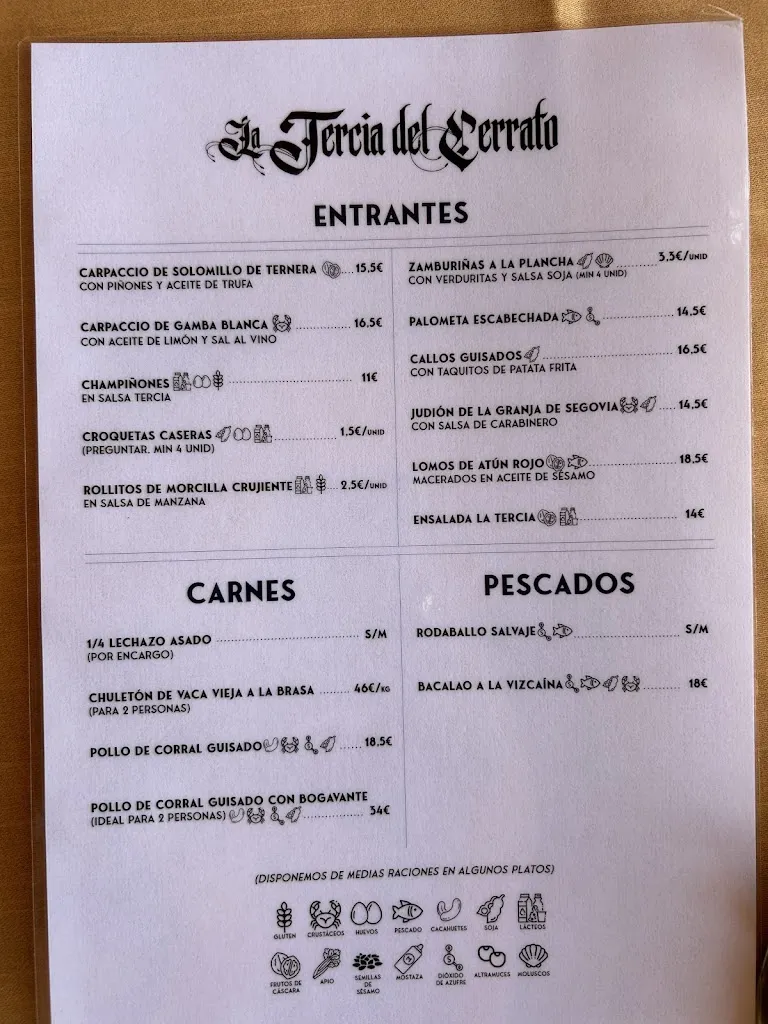 Menu_La Tercia Del Cerrato_Alba de Cerrato_image_3