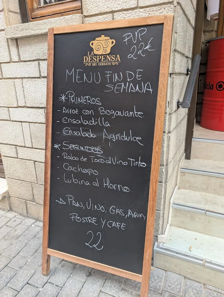 Menu_La Despensa del Cerrato_Baltanás_image_1