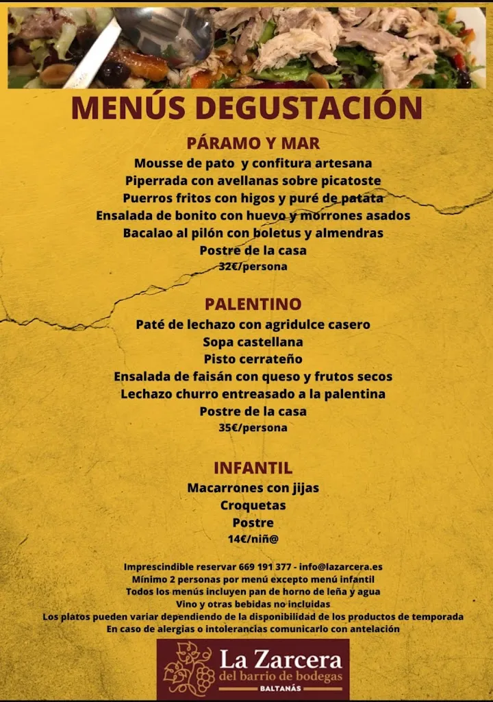 Menu_La Zarcera del Barrio de Bodegas_Baltanás_immagine_3