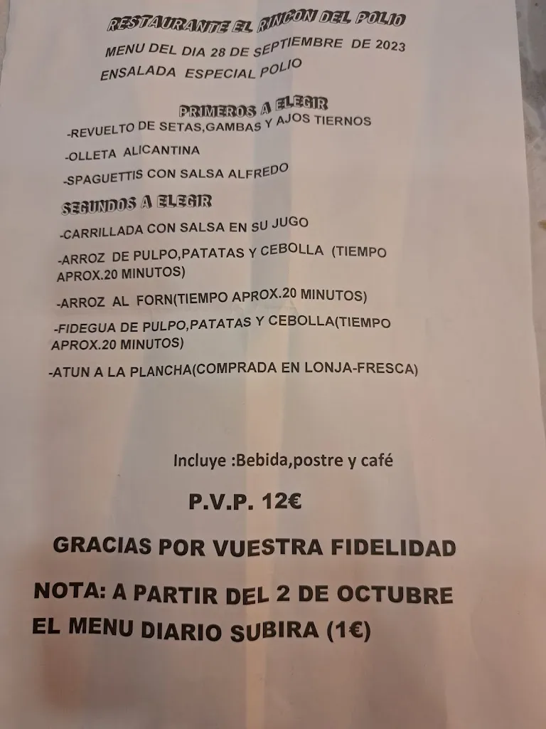 Menu_Restaurante el Rincón del Polío_San Vicente del Raspeig/Sant Vicent del Raspeig_image_2