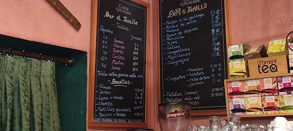 Menu_BAR EL TOMILLO_Barruelo de Santullán_immagine_2