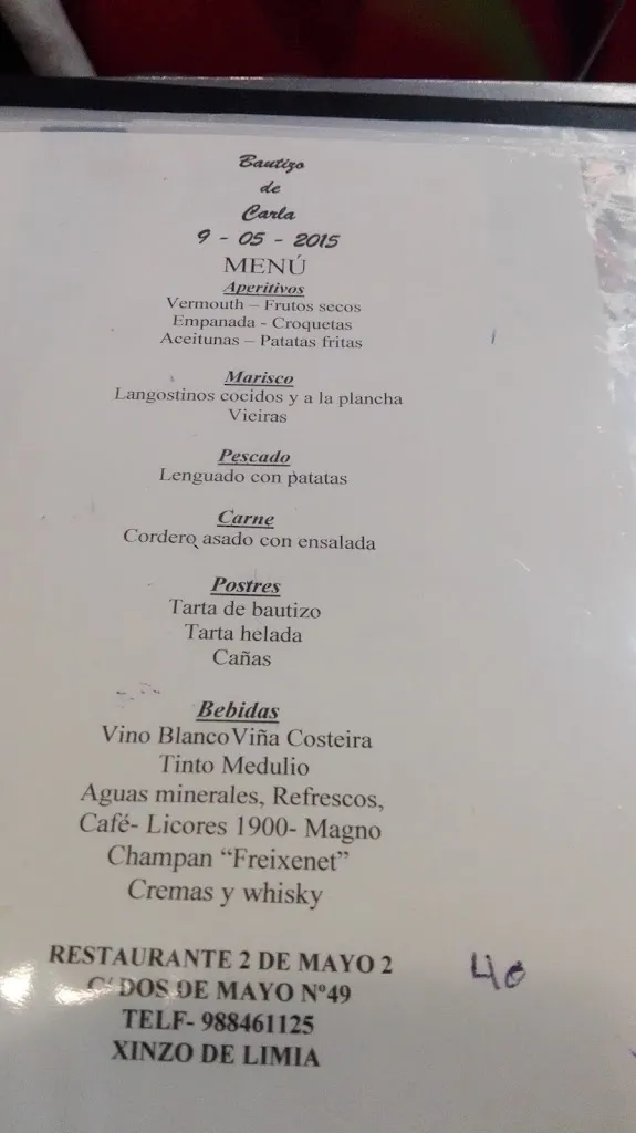 Menu_Hotel Restaurante 2 De Mayo_Xinzo de Limia_image_2