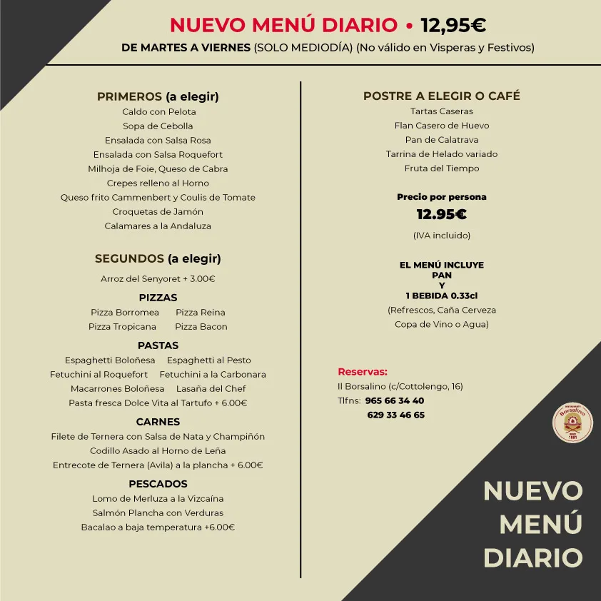 Menu_Restaurante Il Borsalino_San Vicente del Raspeig/Sant Vicent del Raspeig_image_2