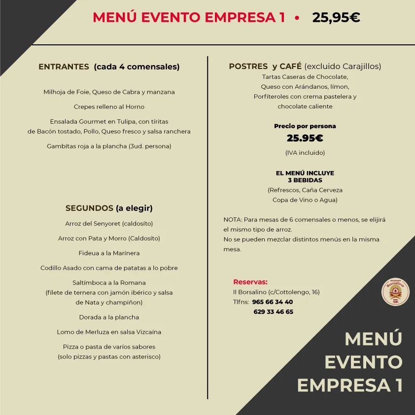 Menu_Restaurante Il Borsalino_San Vicente del Raspeig/Sant Vicent del Raspeig_image_3