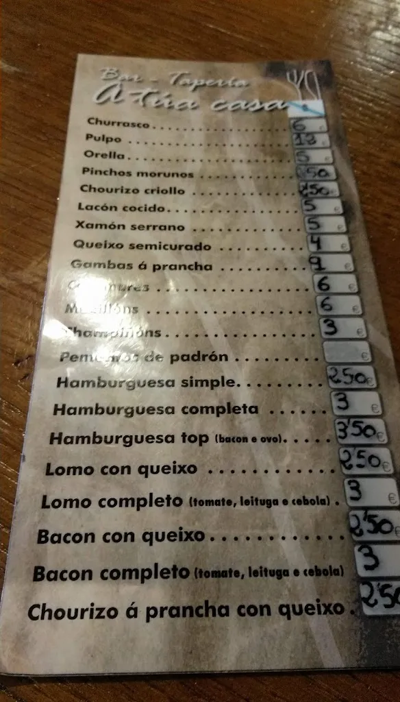 Menu_Bar A Tua Casa_Xinzo de Limia_image_1