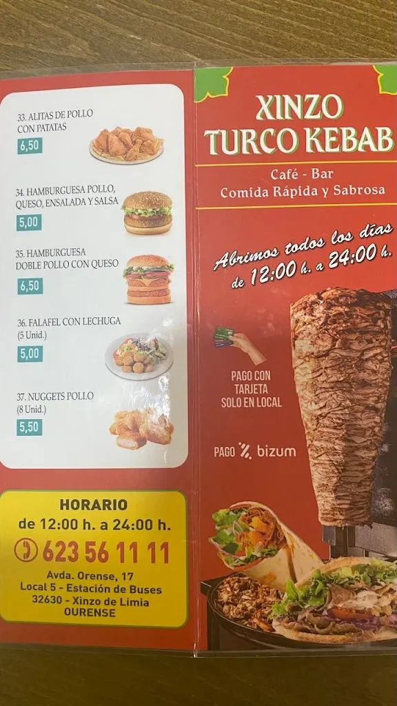 Menu_Doner kebab xinzo_Xinzo de Limia_image_2