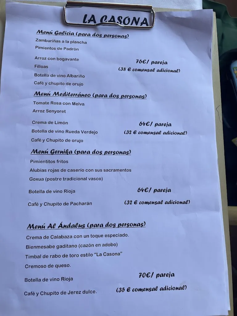 Menu_La Casona de Boadilla_Boadilla de Rioseco_image_3