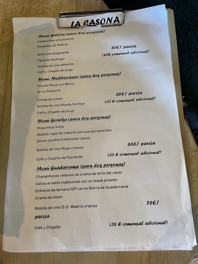 Menu_La Casona de Boadilla_Boadilla de Rioseco_image_4