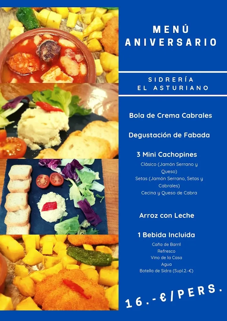 Menu_Sidrería el Asturiano en San Vicente del Raspeig_San Vicente del Raspeig/Sant Vicent del Raspeig_image_1