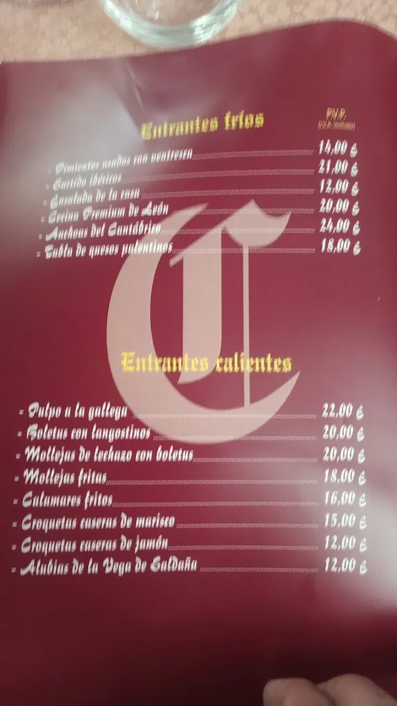 Menu_Restaurante Casa Carmelo_Bustillo de la Vega_image_4