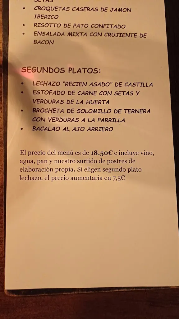 Menu_Restaurante la Casa Torcida_Bustillo de la Vega_image_1