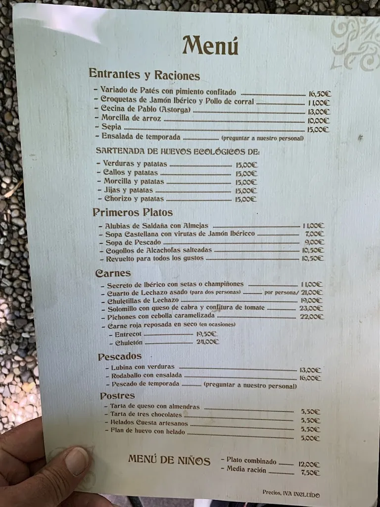 Menu_Restaurante El Molino_Bustillo de la Vega_image_1