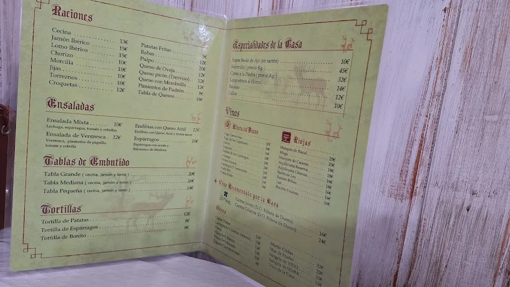 Menu_Bar Juanón_Castrejón de la Peña_image_3