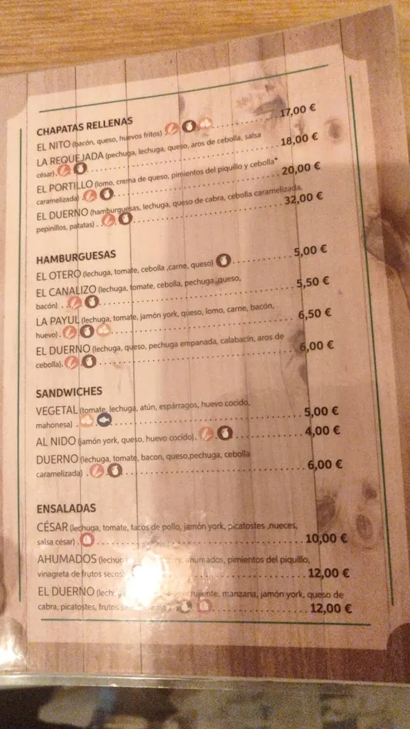 Menu_Bar El Duerno_Castrejón de la Peña_image_2