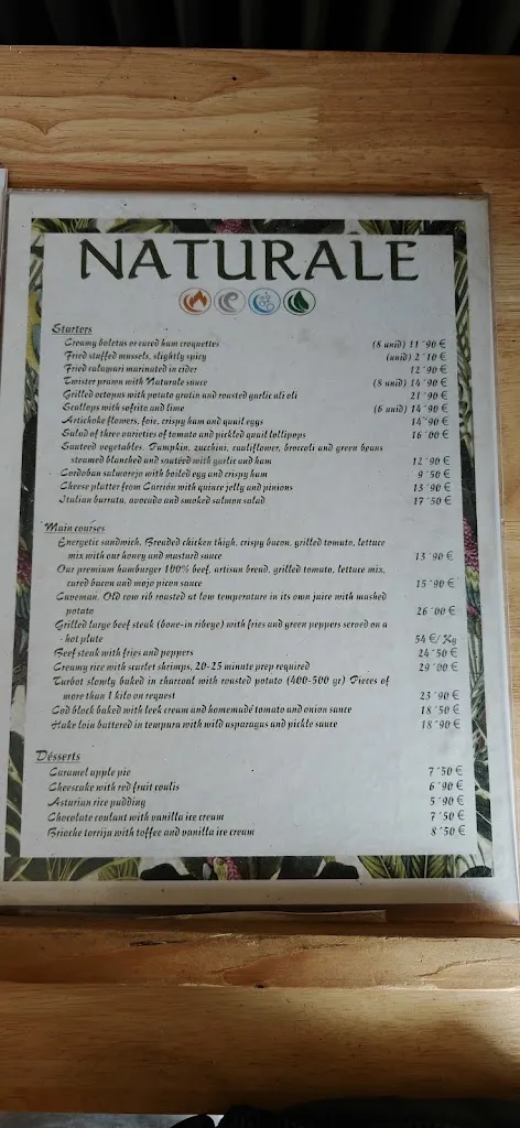 Menu_Restaurante Naturale_Carrión de los Condes_image_4