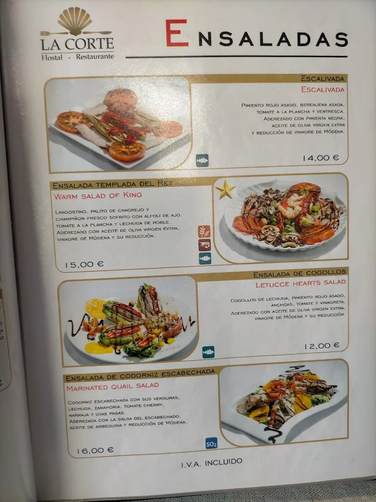 Menu_Restaurante-Hostal LA CORTE_Carrión de los Condes_image_1