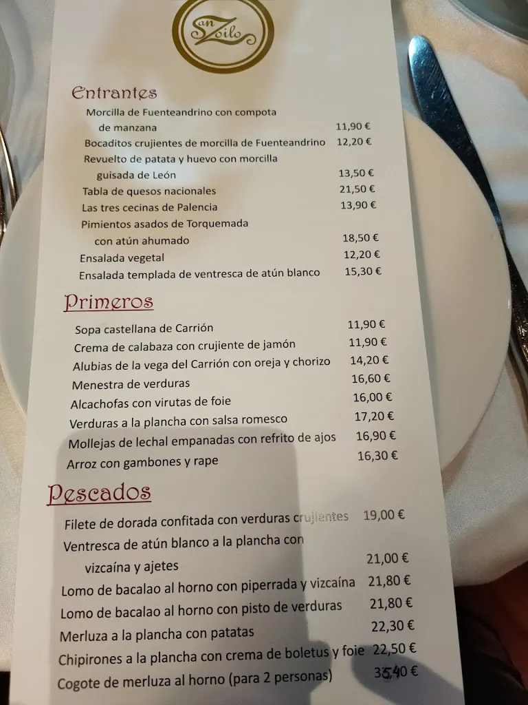 Menu_Restaurante las Vigas_Carrión de los Condes_image_3