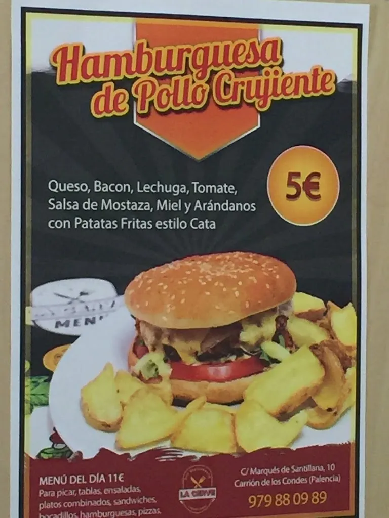 Menu_Bar Restaurante La Cerve_Carrión de los Condes_image_4