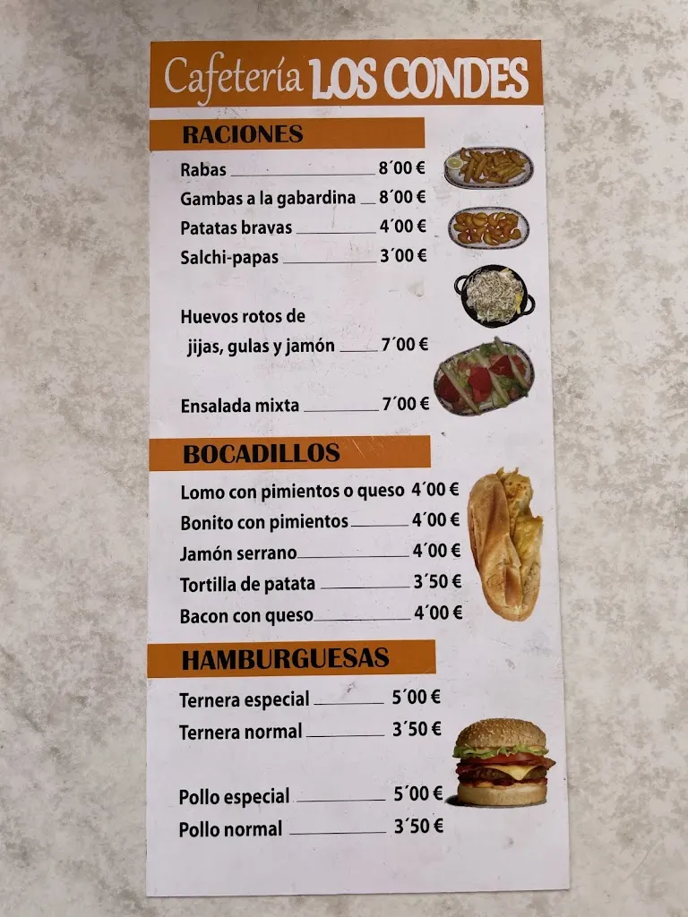 Menu_Cafetería Restaurante Los Condes_Carrión de los Condes_image_2