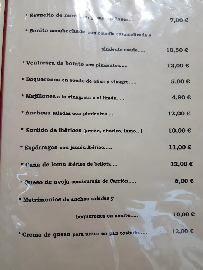 Menu_Restaurante Abel_Carrión de los Condes_image_1
