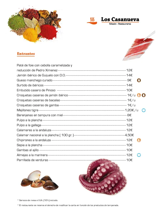 Menu_Mesón Restaurante Los Casanueva_San Vicente del Raspeig/Sant Vicent del Raspeig_image_2
