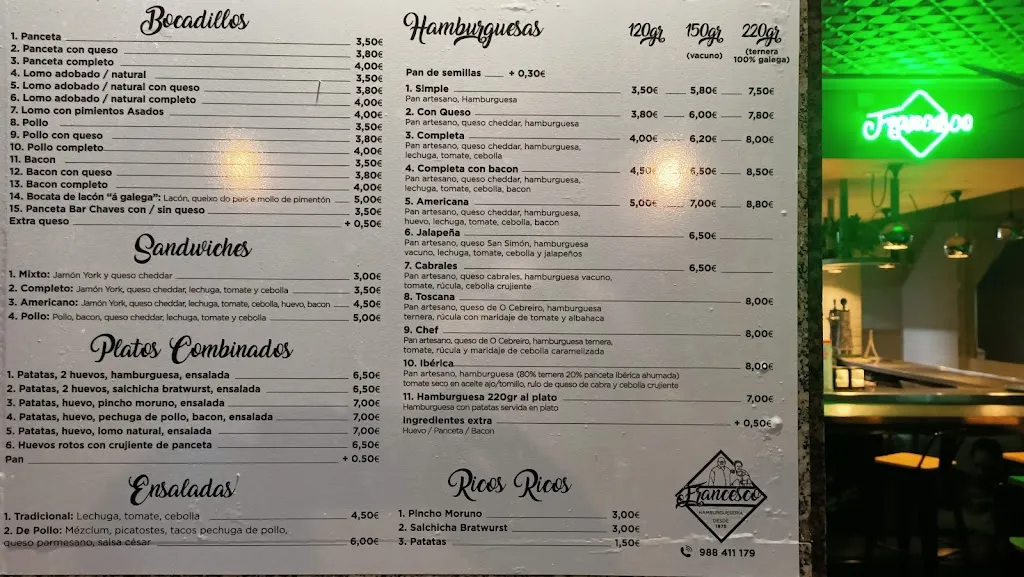 Menu_Hamburgueseria Franchesco_Verín_image_1