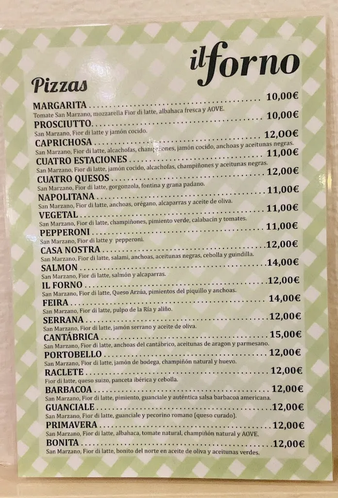 Menu_IL FORNO_Verín_image_1