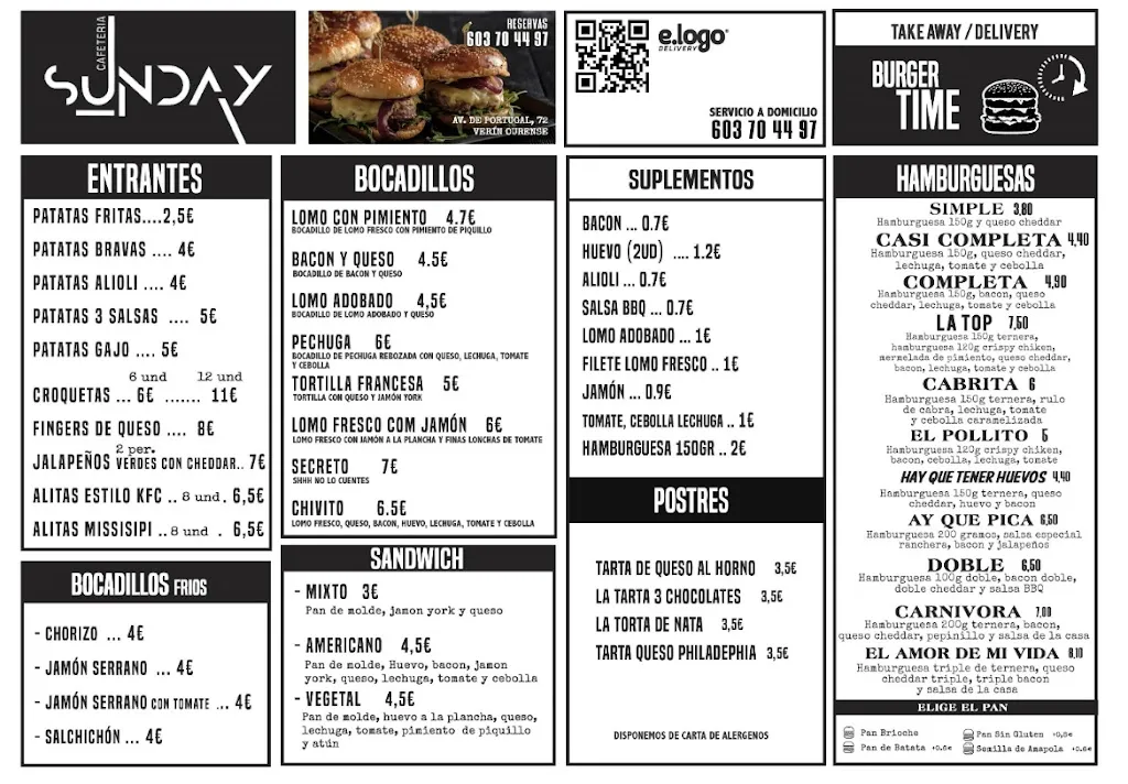 Menu_Caféteria Sunday_Verín_image_1