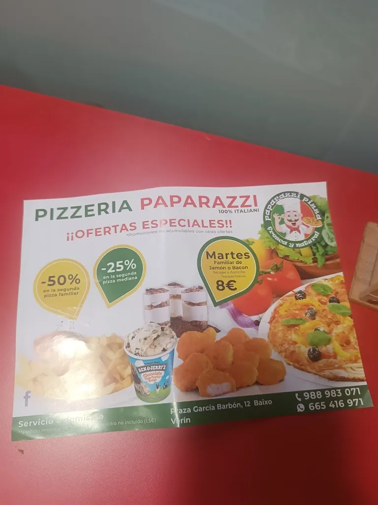 Menu_Paparazzi pizza Verín_Verín_image_2