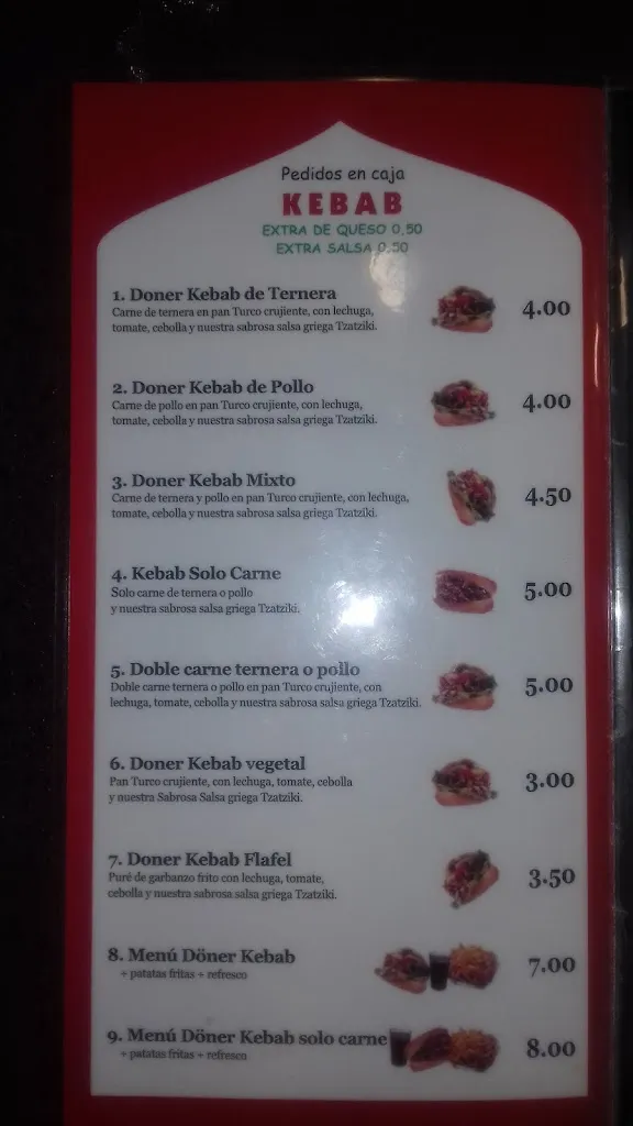 Menu_KING DONER KEBAB VERÍN_Verín_image_2