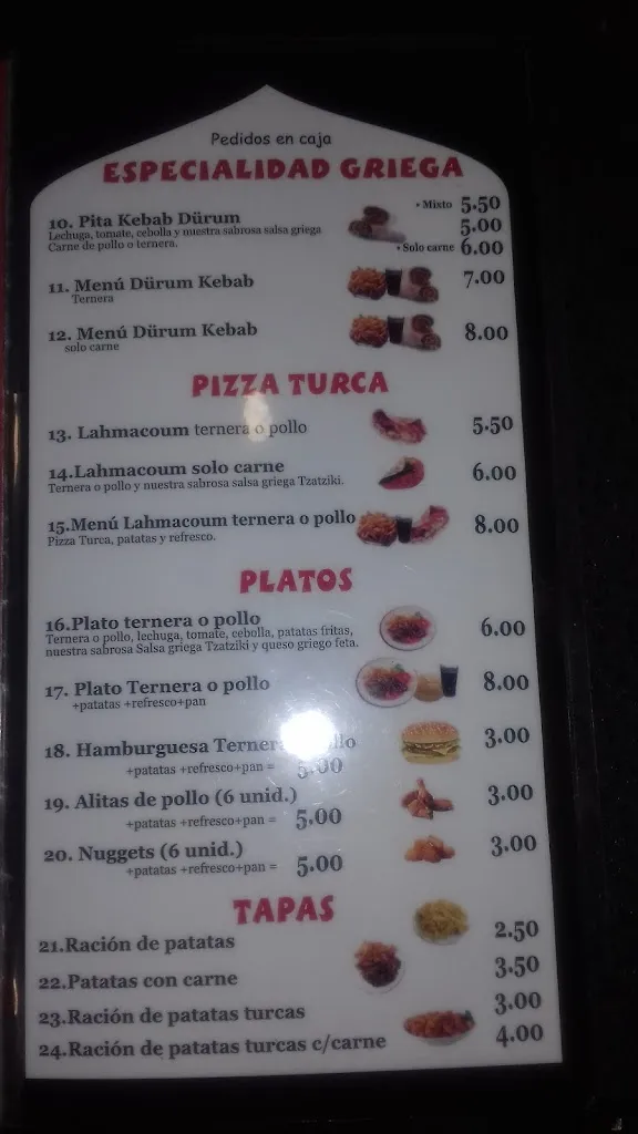 Menu_KING DONER KEBAB VERÍN_Verín_image_3