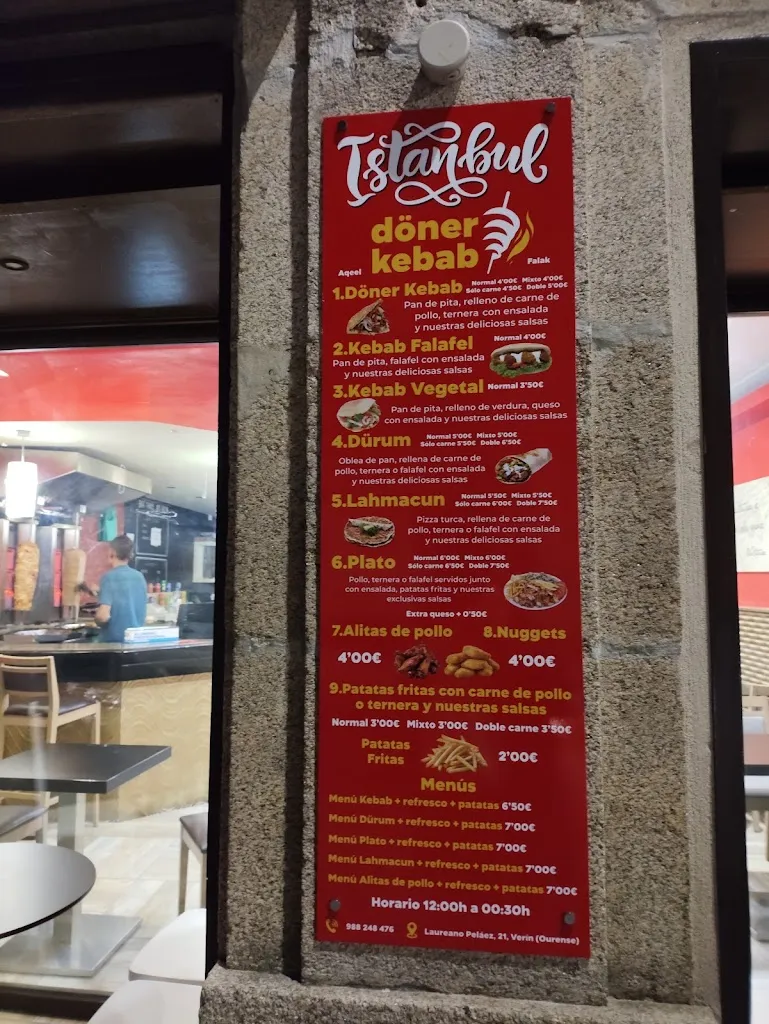 Menu_Istambul Döner Kebab_Verín_image_1