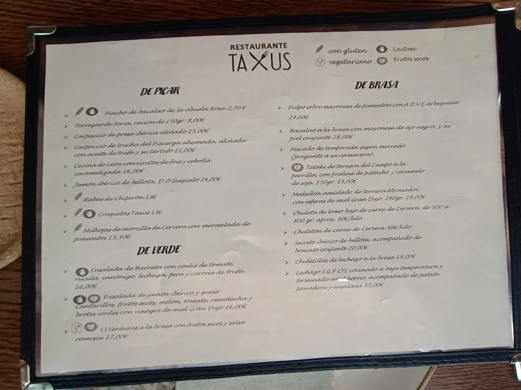 Menu_Restaurante Taxus_Cervera de Pisuerga_immagine_2