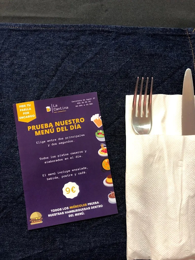 Menu_La Cantina del Canastell_San Vicente del Raspeig/Sant Vicent del Raspeig_image_4