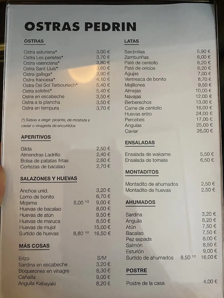 Menu_Ostras Pedrín Chamberí_Cisneros_image_1