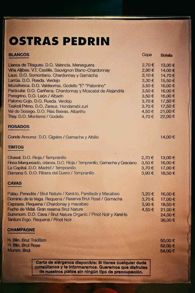 Menu_Ostras Pedrín Chamberí_Cisneros_image_4