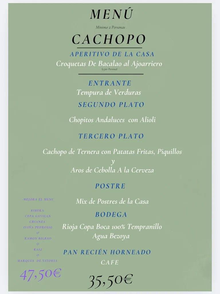 Menu_Restaurante Antiguas Escuelas_Herrera de Valdecañas_image_1