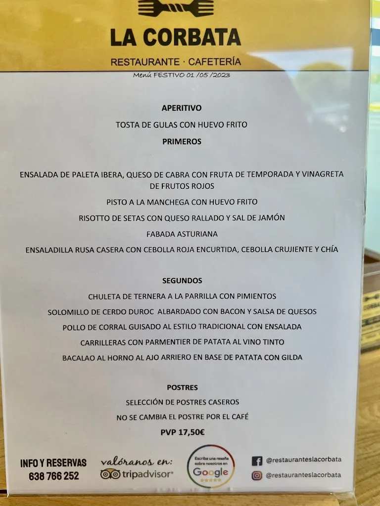 Menu_Restaurante La Corbata Magaz_Hérmedes de Cerrato_image_1