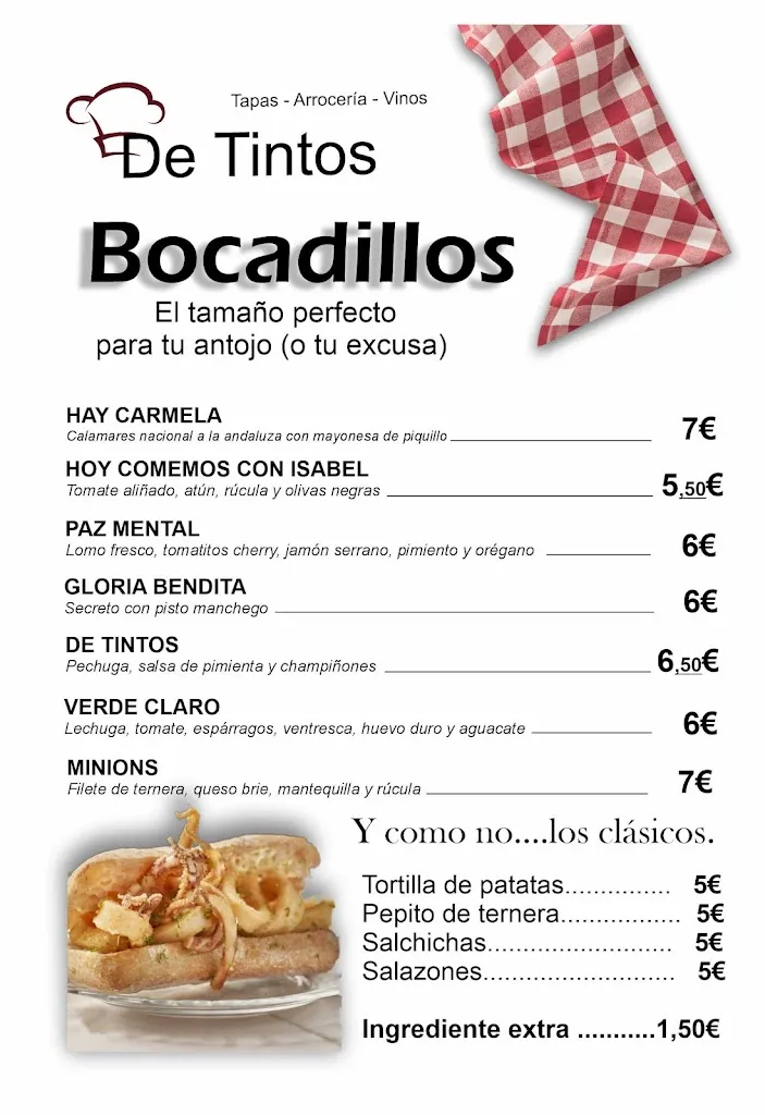 Menu_De Tintos_San Vicente del Raspeig/Sant Vicent del Raspeig_image_1
