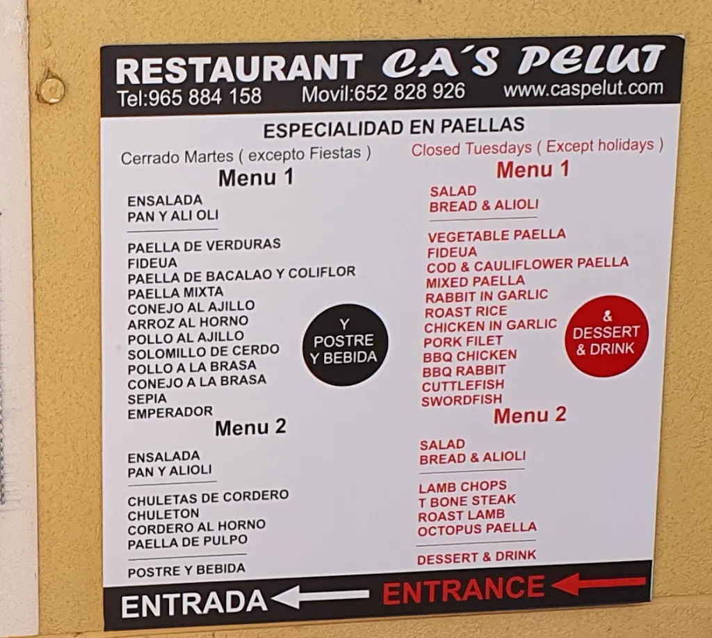 Menu_Restaurante Ca's Pelut_Tàrbena_image_1