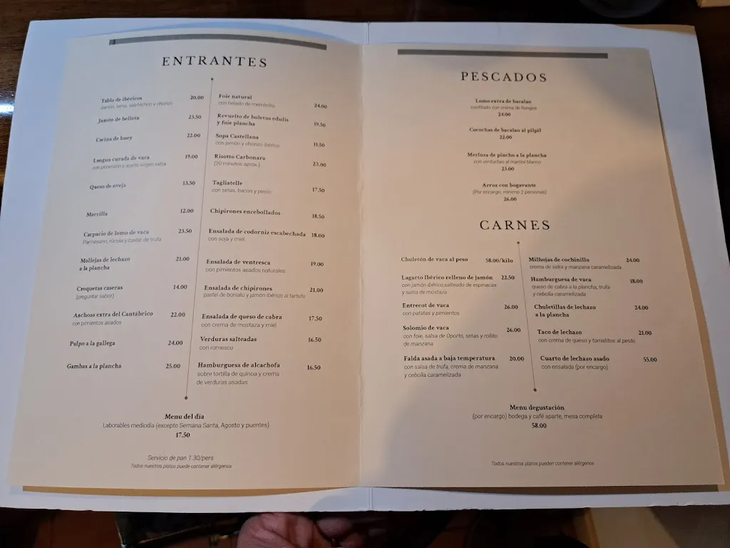 Menu_Ticiano Restaurante_Payo de Ojeda_image_1