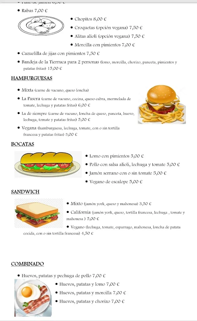 Menu_Restaurante Bar La Pasera_Pernía La_immagine_4