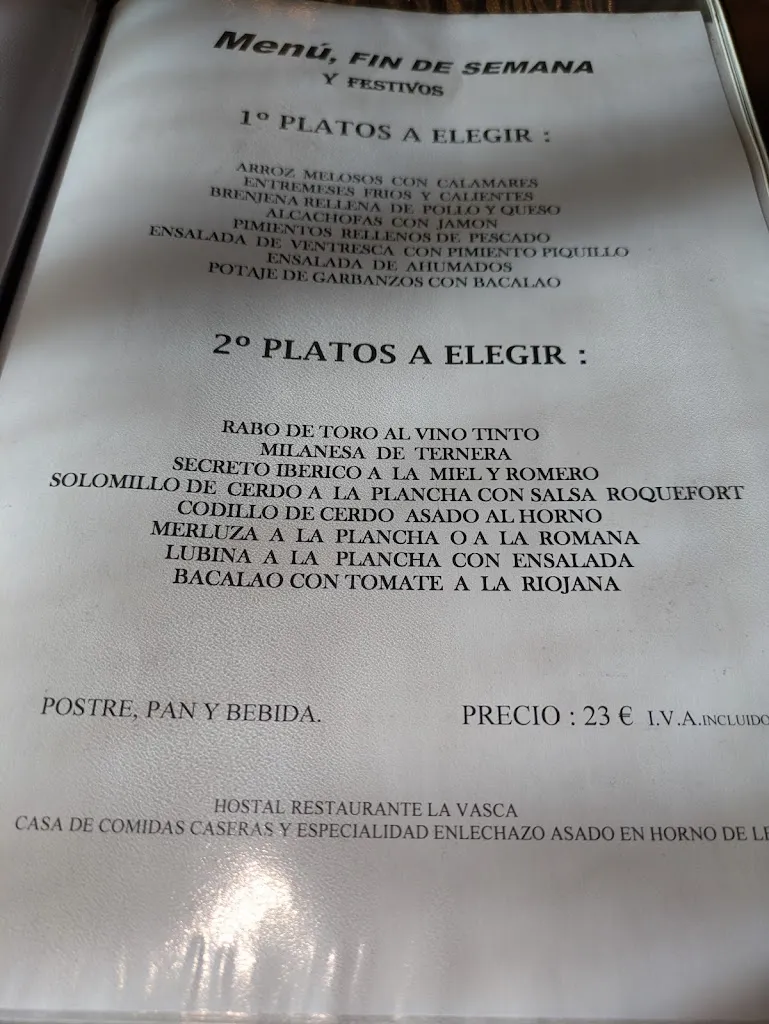 Menu_Restaurante La Vasca_Quintana del Puente_image_1