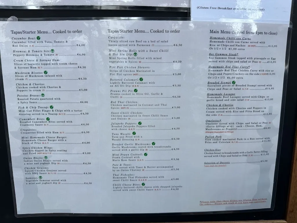 Menu_The Fountain Bistro and Bar_Población de Arroyo_image_1