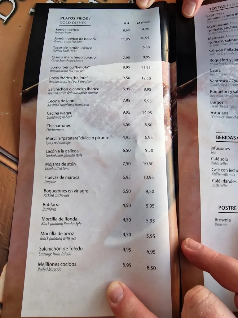 Menu_La Despensa Tapas and Wine Bar_Población de Arroyo_image_2