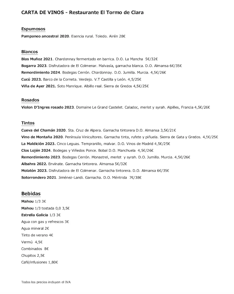 Menu_Restaurante El Tormo_Tormos_image_2