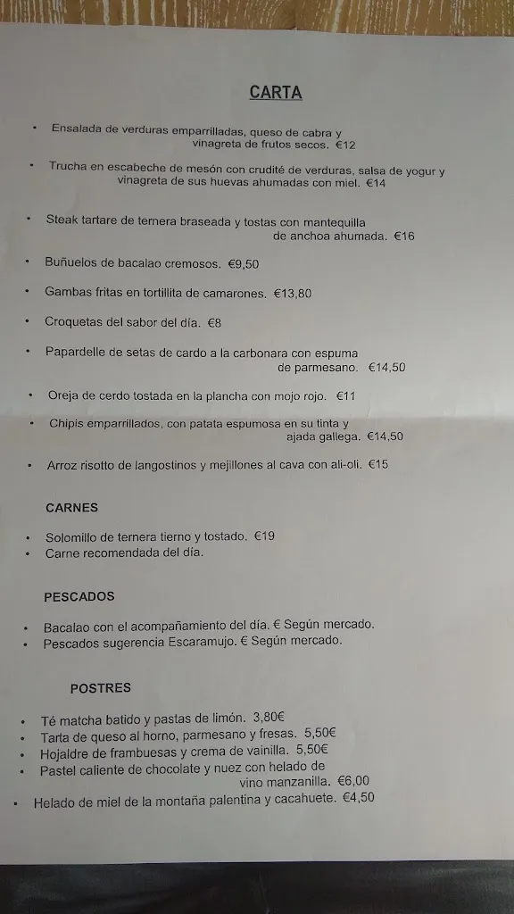 Menu_Escaramujo Mesón Gastronómico_Salinas de Pisuerga_image_4