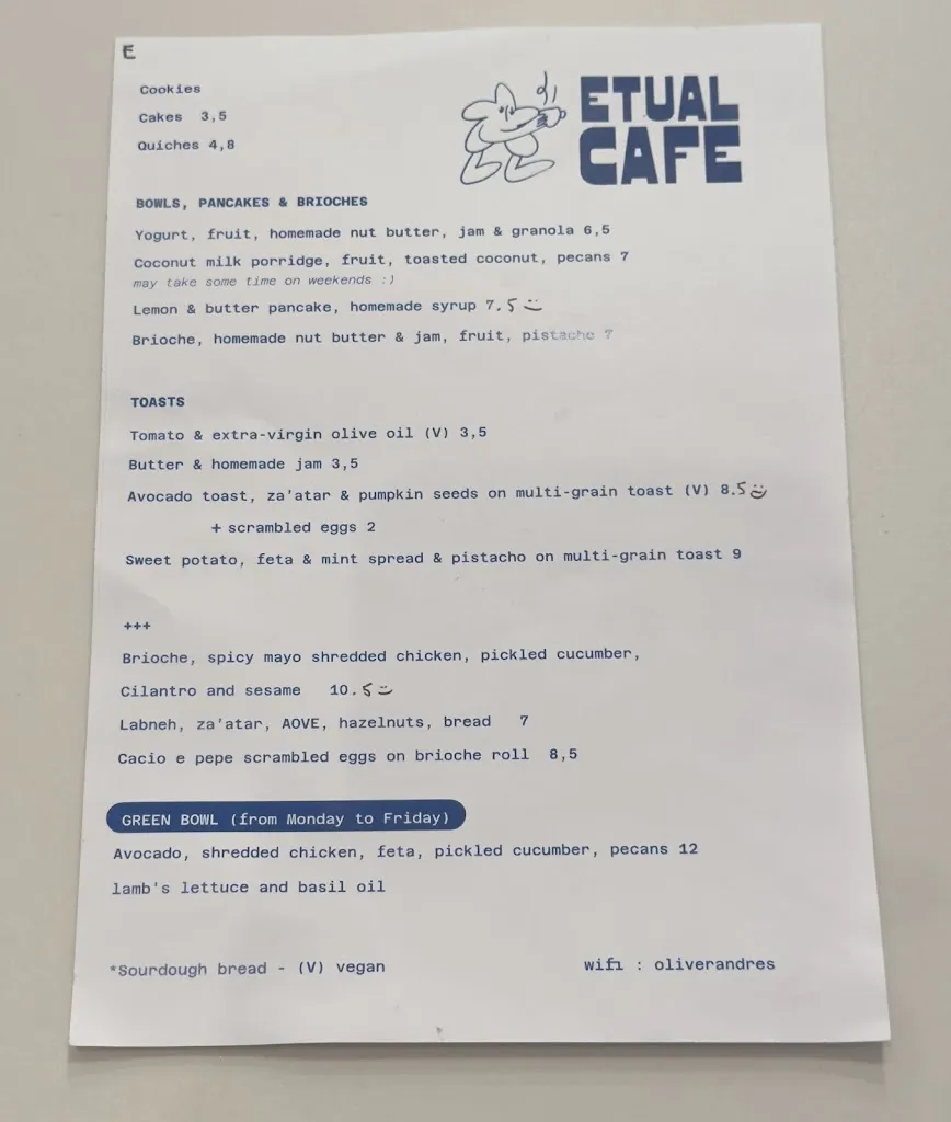 Menu_Etual Café_Serna La_image_3