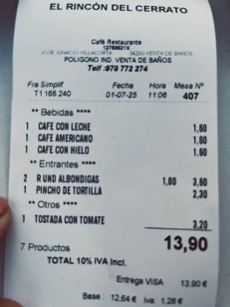 Sibarita _Restaurante Cafetería El Rincón del Cerrato_Tabanera de Cerrato_review